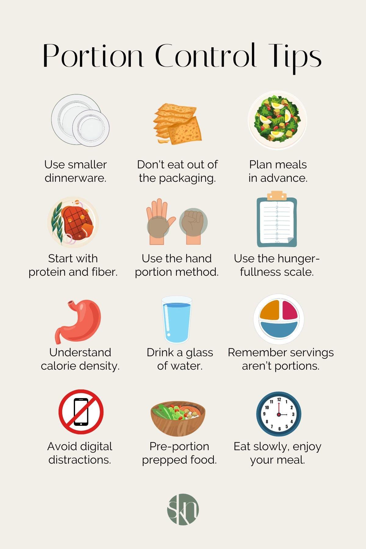 Incorporating Portion Control for Sustainable ‍Results